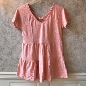 NWT Ultra Flirt size medium shirt. Peachy pink color.